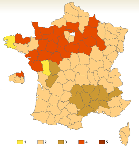 Le nombre de bises des français