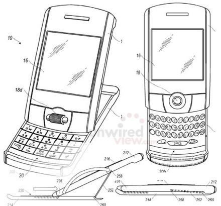 Un nouveau brevet Blackberry, un !